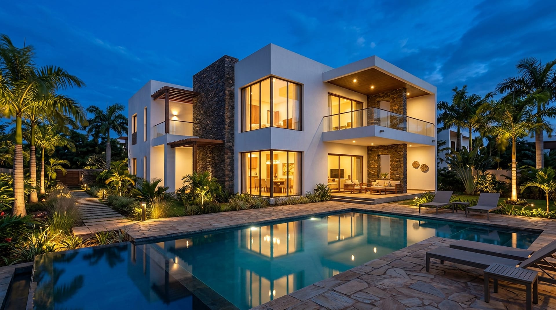 Villa duplex avec piscine